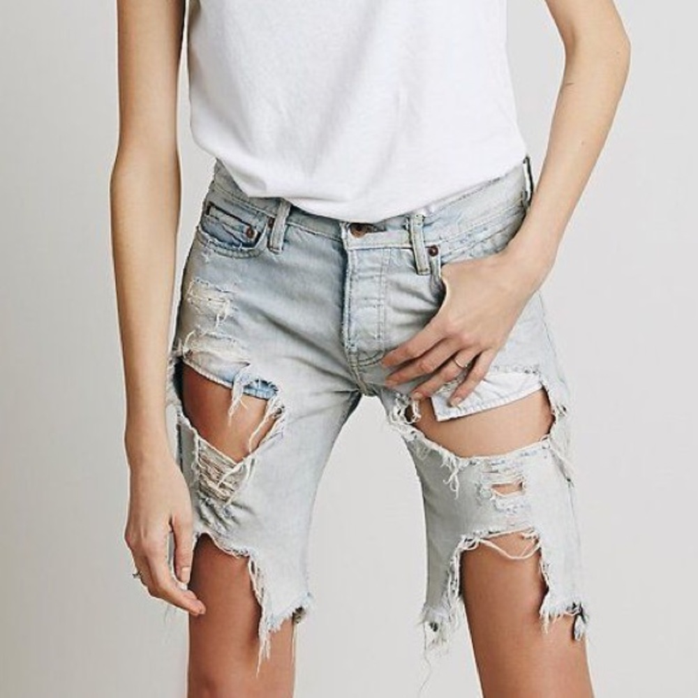 BRAND NEW NSF Bryant Distressed Jean Shorts